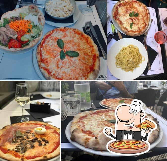 Ordina una pizza a Santa Maria Osteria - Ristorante Pizzeria