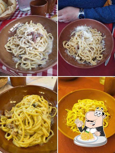 Spaghetti alla carbonara al Cocceria Romana