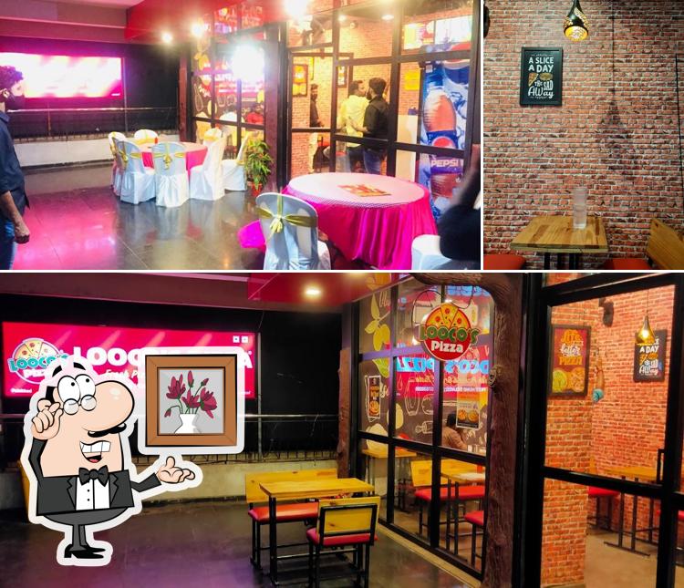 The interior of Looco's Pizza Palakkad