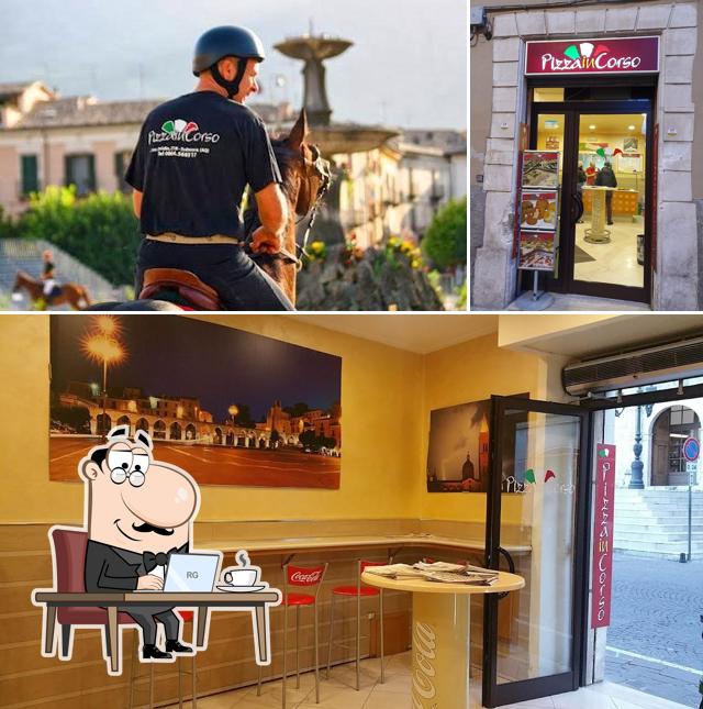 Gli interni di Pizzeria pizzaincorso