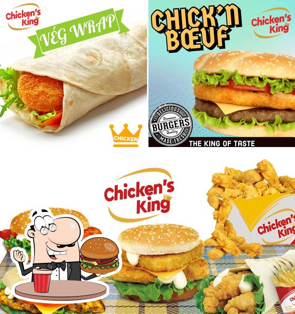 Les hamburgers de CHICKEN'S KING (bondy) will conviendront différents goûts