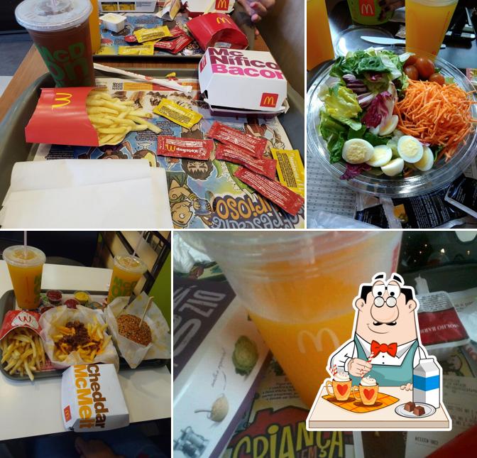 McDonald's serve uma variedade de bebidas