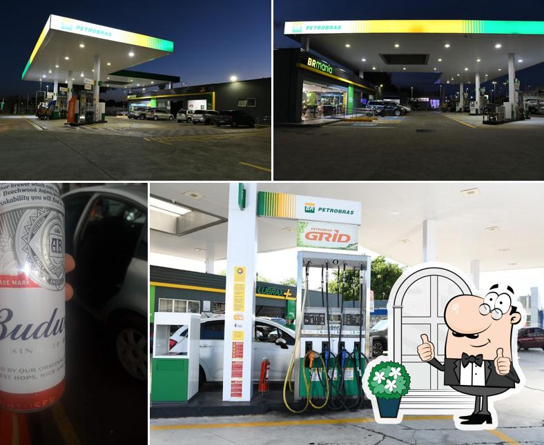 O exterior do Posto Petrobras