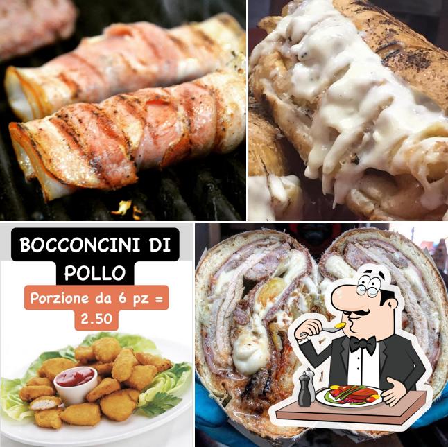 Cibo al Da Mino pollo e panino