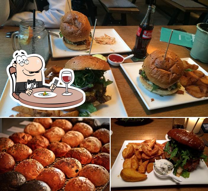 Еда в "Wilde Kuh Burgerbar - Bielefeld"