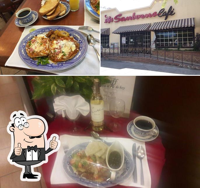 See this picture of Sanborns Café Cancún