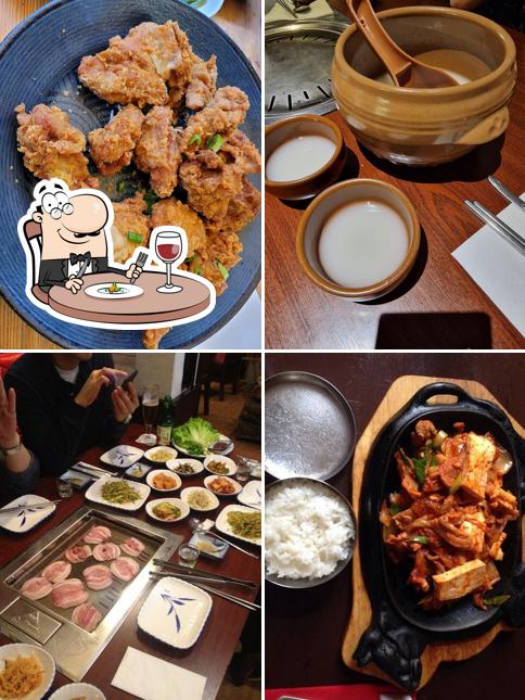 Food at Korea House Restaurant
