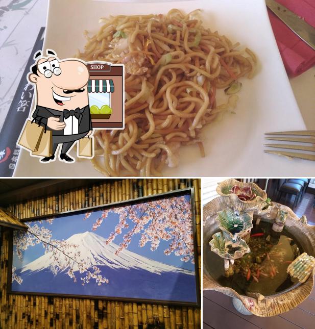 Guarda la immagine che mostra la esterno e cibo di Sushi Take