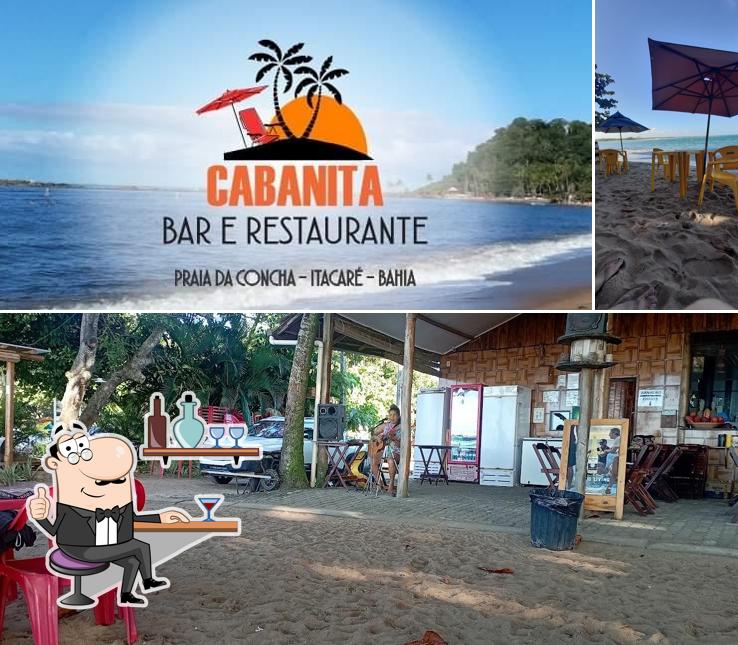 A Cabanita - Bar e Restaurante/Pizza se destaca pelo interior e exterior