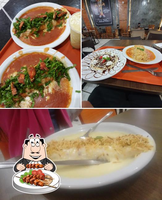 Platos en Casa da Pankeka