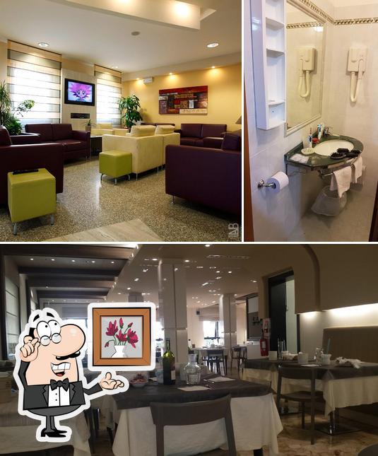 Gli interni di Hotel Gardenia