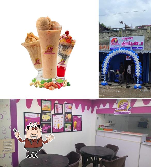 The photo of food and interior at Madurai Famous Jigarthanda LLP - Since 1977