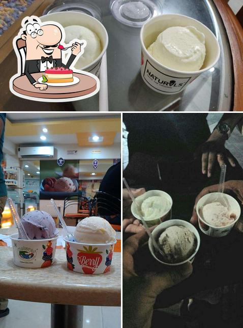 Natural Ice Cream offers a range of desserts