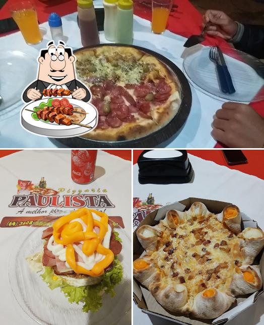 Comida em Pizzaria Paulista