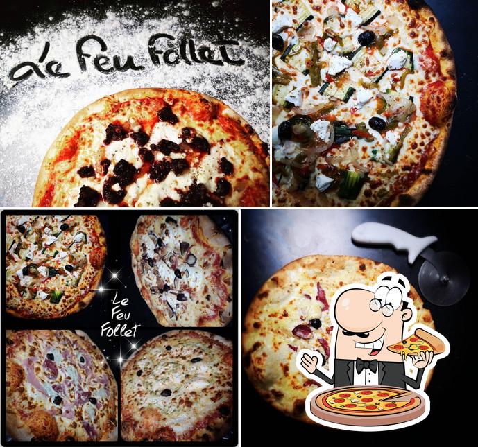 Prenez des pizzas à Feu follet chez chris et fred