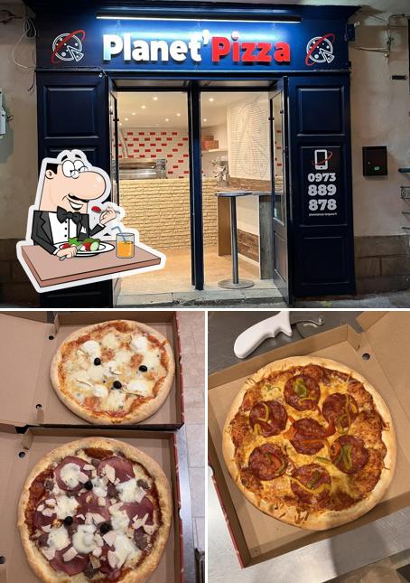 Voici l’image représentant la nourriture et intérieur sur Passion Pizza Lorgues