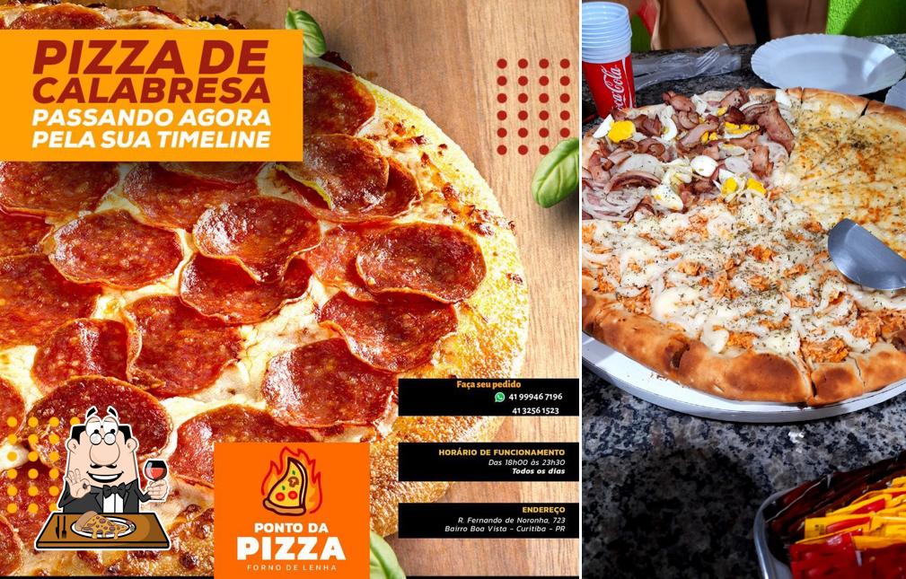 Get pizza at Ponto da Pizza