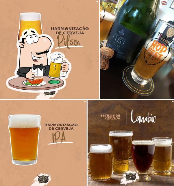 Cervejaria e Brewshop Beco do Malte fornece uma gama de cervejas