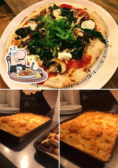Try out pizza at Daisy's