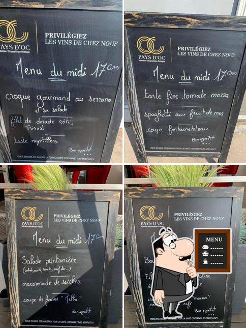 ENTRE NOUS présente un tableau affichant le menu