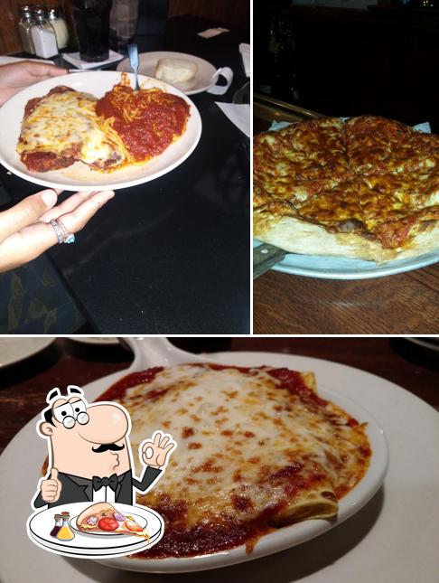 Pick pizza at Luciano's Restaurant