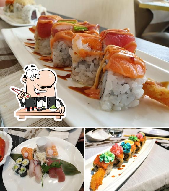 Pick various sushi options