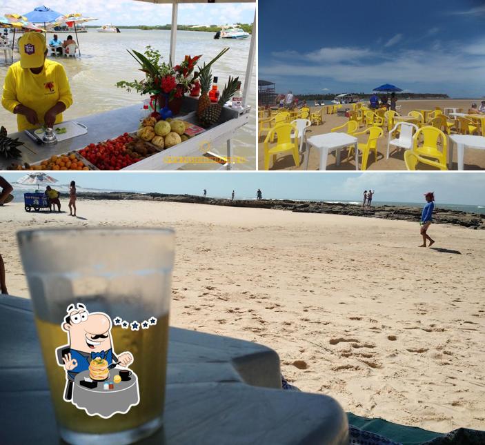 Comida em Bar da Lagoa de Guaraíras