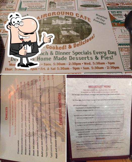 Fairground Cafe in Topsham Restaurant menu and reviews