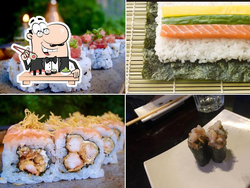 Escolha diversas opções de sushi