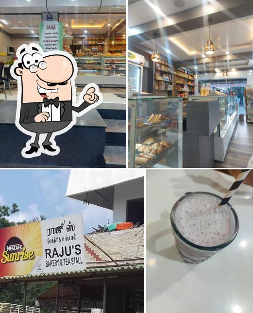 The interior of Raju's Bakery