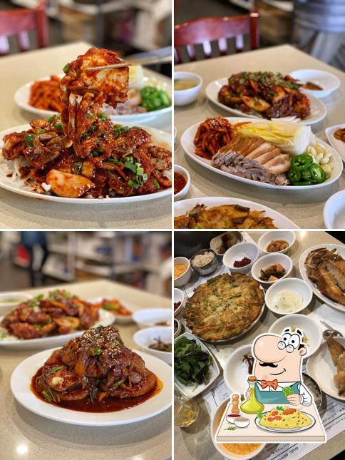 Food at Jun Won Restaurant
