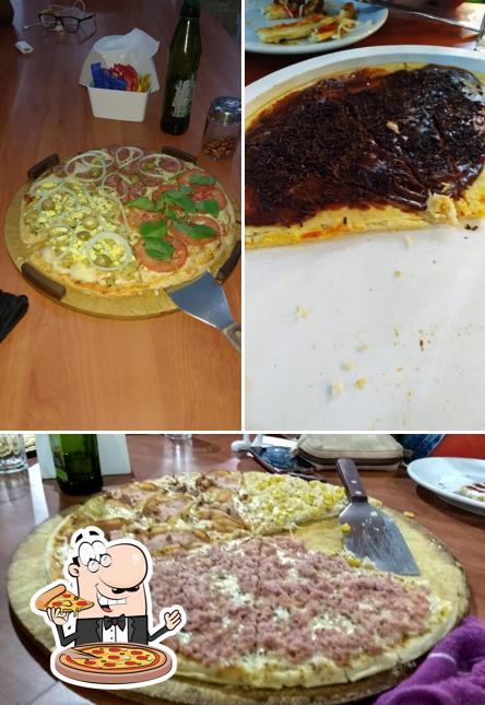 Experimente pizza no Pizzaria do Luiz