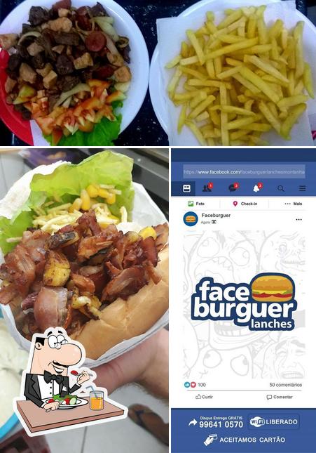 Platos en Faceburguer Lanches