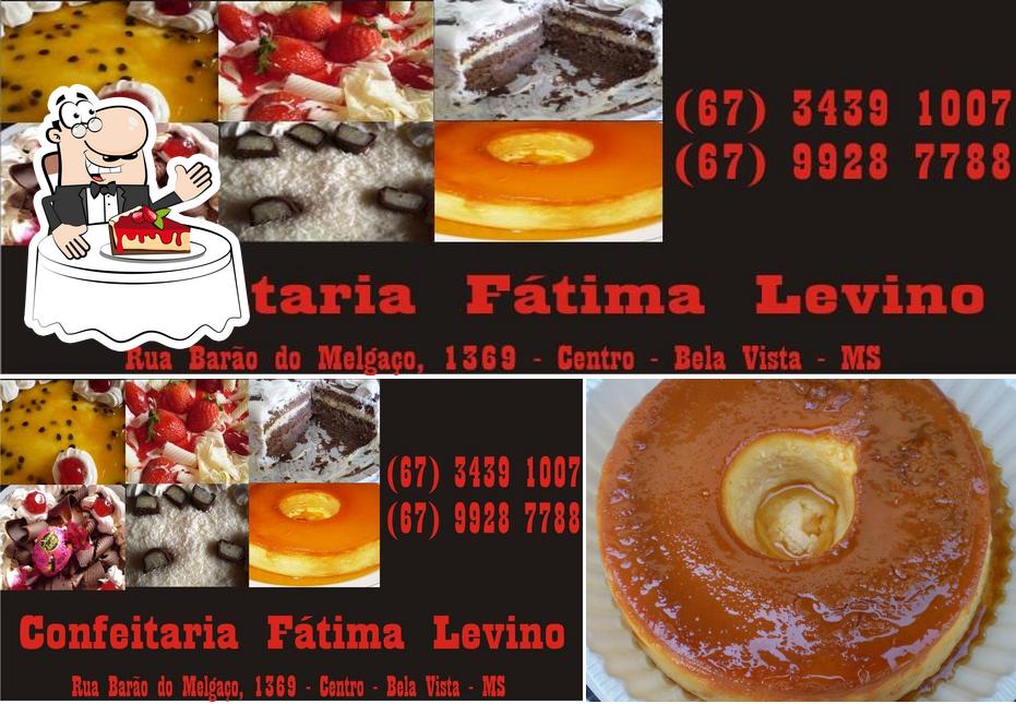 "Confeitaria Fatima Levino" предлагает широкий выбор сладких блюд