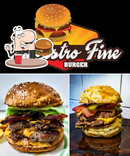 Peça um hambúrguer no Maestro Fine Burger