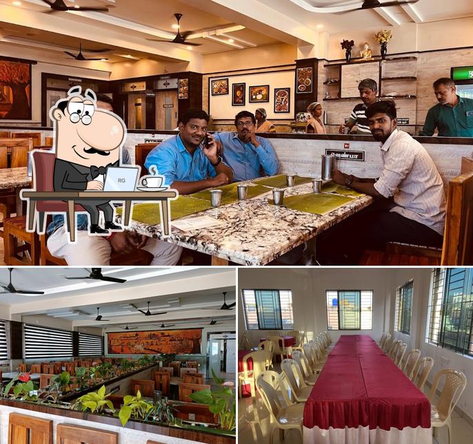 The interior of Hotel Savera(Ondipudur)