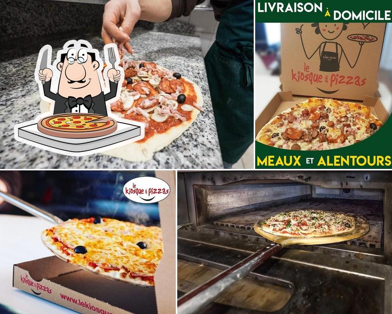 Essayez des pizzas à Le Kiosque à Pizzas