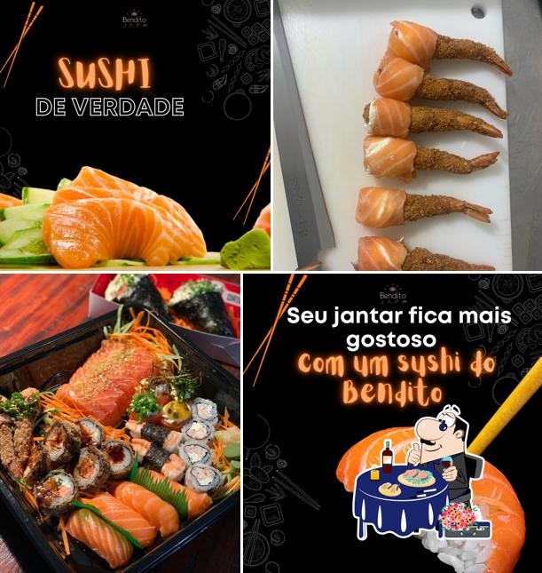 Sashimi em Bendito Japa