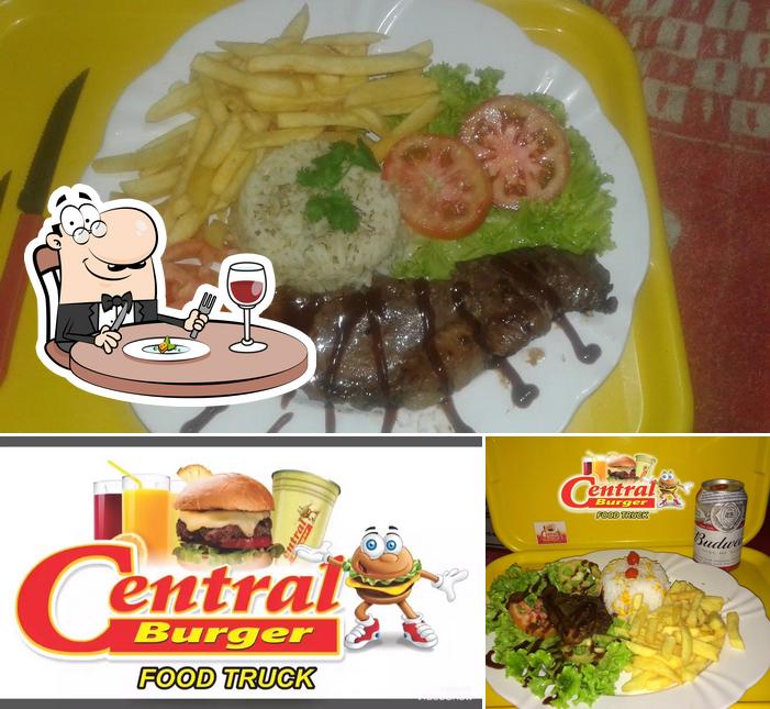 Comida em Central Burger