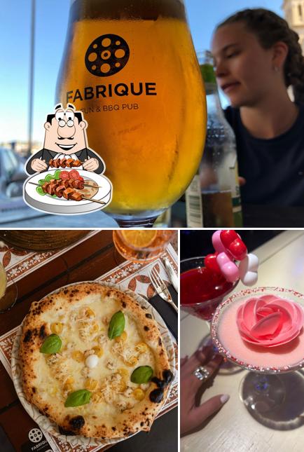 La cibo e esterno del ristorante