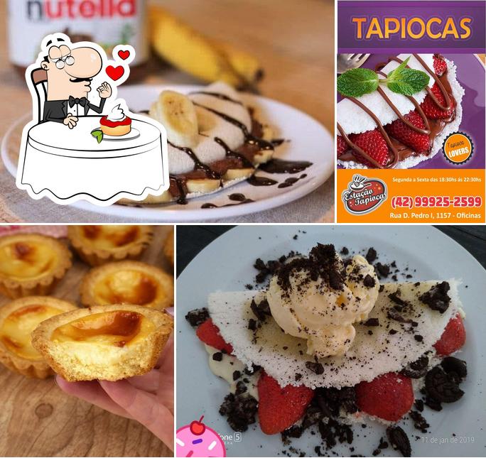 Estação Tapioca provê uma seleção de pratos doces