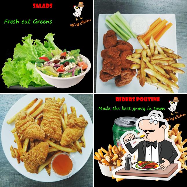 Wing Riders & Burgers in Uxbridge Restaurant menu and reviews
