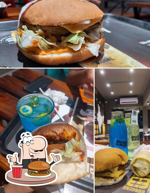 Try out a burger at Biggies Burger