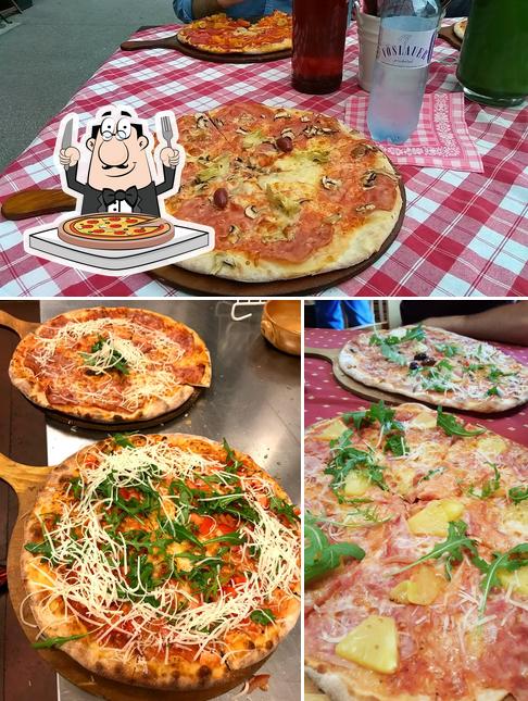 Try out pizza at Piccola Italia