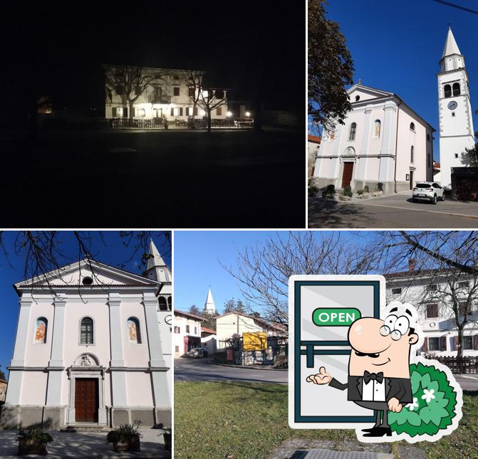 Gli esterni di Gostilna Jota