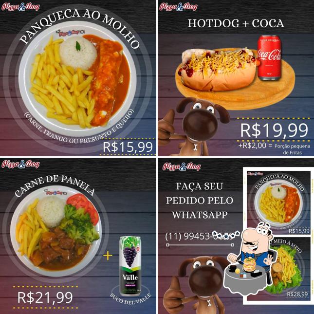 Comida em Pizza & Dog