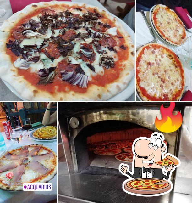 A Hotel Pizzeria Acquarius, puoi assaggiare una bella pizza