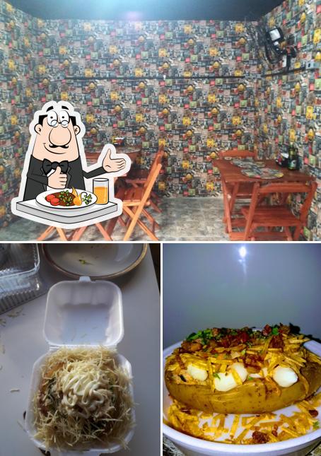 A foto da comida e mesa de jantar no Batataria Senhoras das Batatas