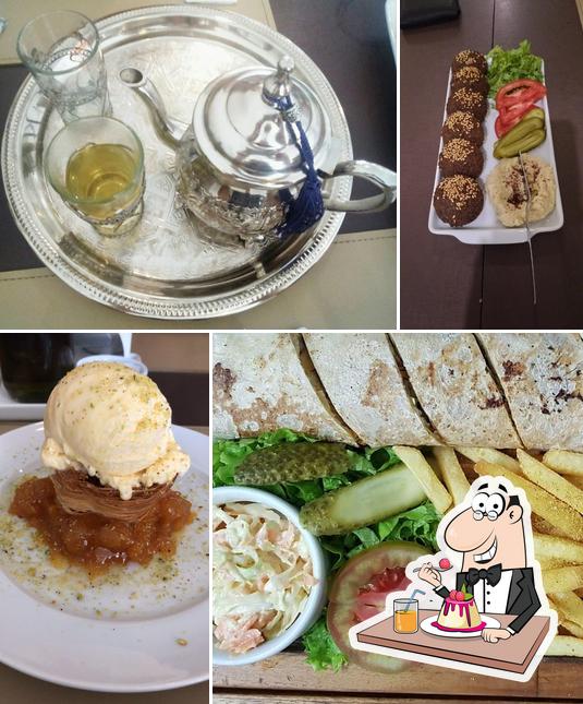 Imporium - Restaurante Árabe by Dna Mounira provê uma seleção de sobremesas