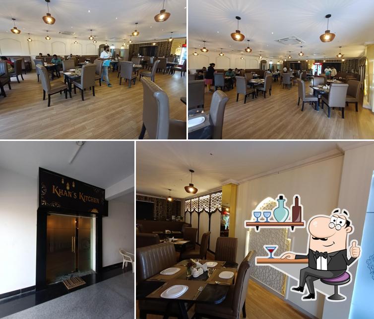 The interior of Khan's kitchen